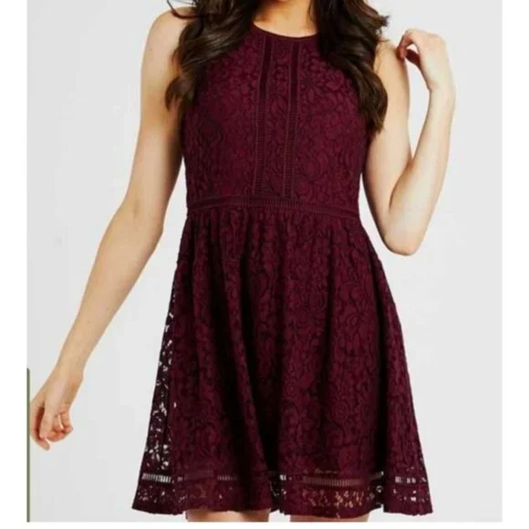strappy lace bodycon dress Lace Strappy Racer Back Bodycon Dress Blue / S main image 1